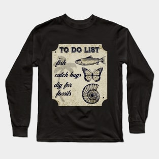 Gaming To Do List Long Sleeve T-Shirt